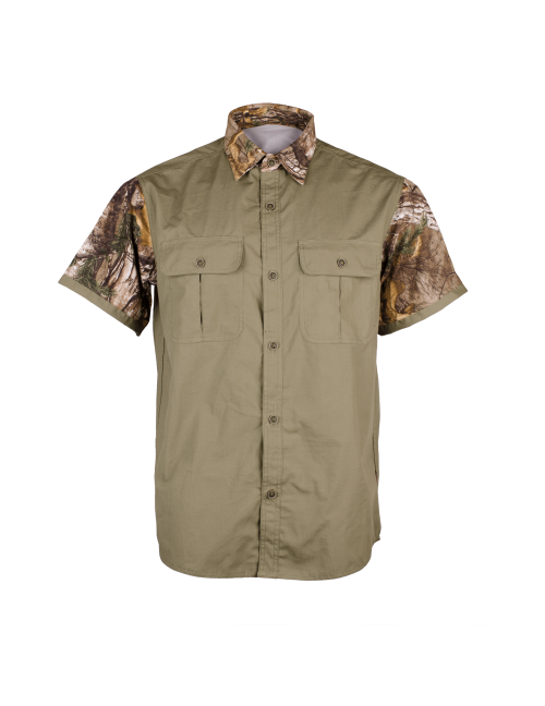 Mens-Classic-PIXEL-Short-Sleeve-Hunting-Shirt